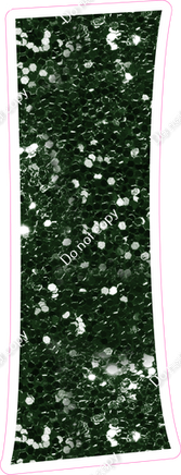 KG 30" Individuals - Hunter Green Sparkle 1