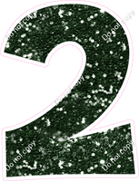 KG 30" Individuals - Hunter Green Sparkle 2