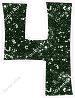 KG 30" Individuals - Hunter Green Sparkle 4