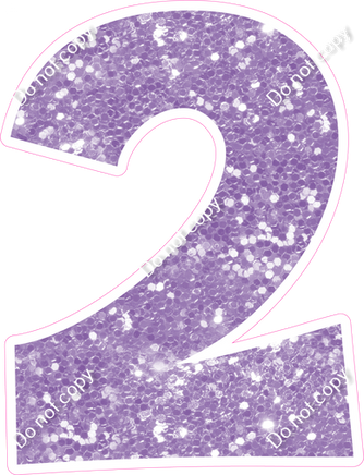 KG 30" Individuals - Lavender Sparkle 2