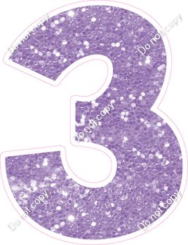 KG 30" Individuals - Lavender Sparkle 3