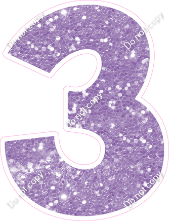 KG 30" Individuals - Lavender Sparkle 3