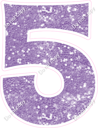 KG 30" Individuals - Lavender Sparkle 5