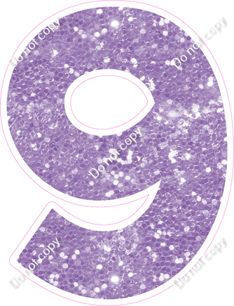 KG 30" Individuals - Lavender Sparkle 9