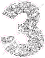 KG 30" Individuals - Light Silver Sparkle 3