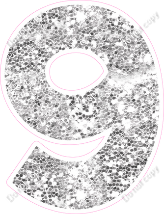 KG 30" Individuals - Light Silver Sparkle 9