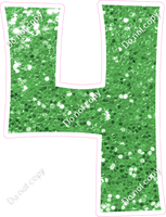 KG 30" Individuals - Lime Green Sparkle 4