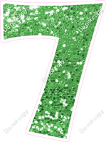 KG 30" Individuals - Lime Green Sparkle 7