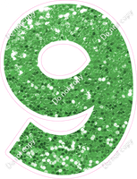 KG 30" Individuals - Lime Green Sparkle 9