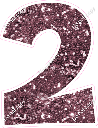 KG 30" Individuals - Mauve Sparkle 2