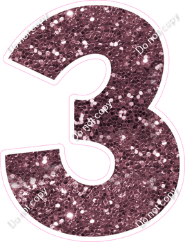 KG 30" Individuals - Mauve Sparkle 3