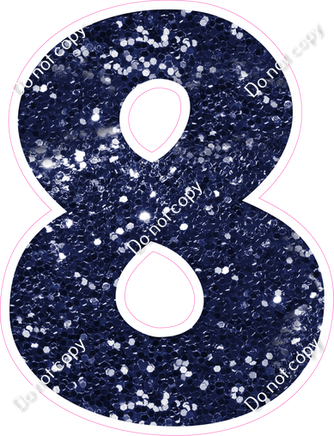 KG 30" Individuals - Navy Blue Sparkle 8