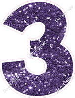 KG 30" Individuals - Purple Sparkle 3