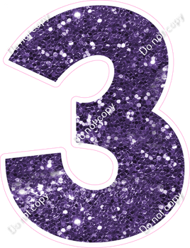 KG 30" Individuals - Purple Sparkle 3