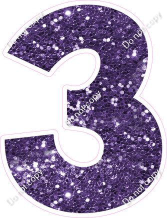 KG 30" Individuals - Purple Sparkle 3