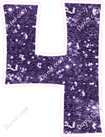 KG 30" Individuals - Purple Sparkle 4