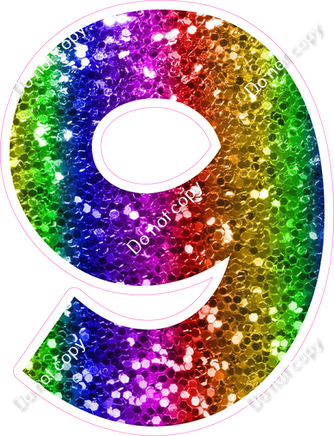 KG 30" Individuals - Rainbow Sparkle 9