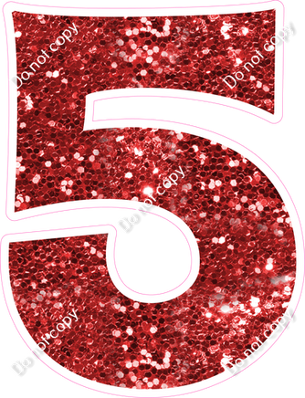 KG 30" Individuals - Red Sparkle 5