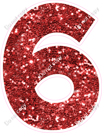 KG 30" Individuals - Red Sparkle 6