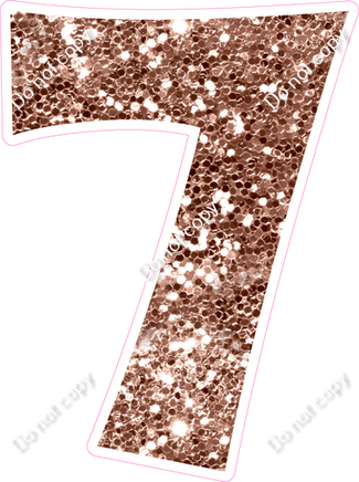 KG 30" Individuals - Rose Gold Sparkle 7