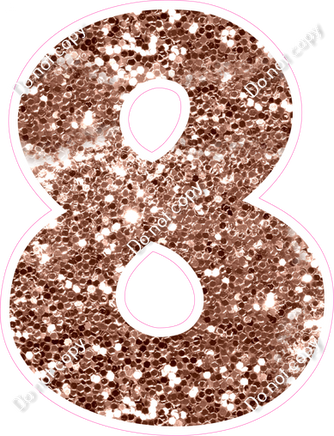 KG 30" Individuals - Rose Gold Sparkle 8