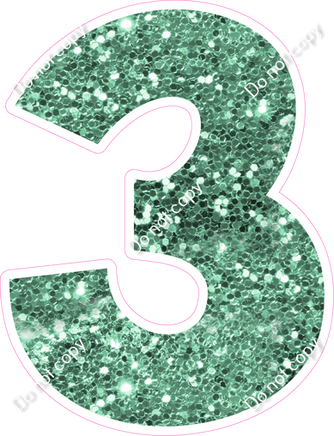 KG 30" Individuals - Sea Foam Sparkle 3