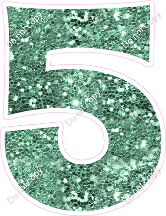 KG 30" Individuals - Sea Foam Sparkle 5