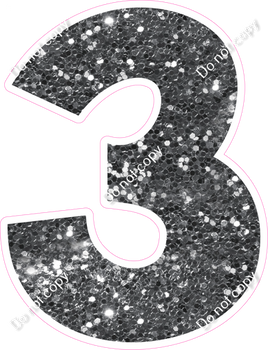 KG 30" Individuals - Silver Sparkle 3