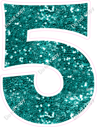 KG 30" Individuals - Teal Sparkle 5