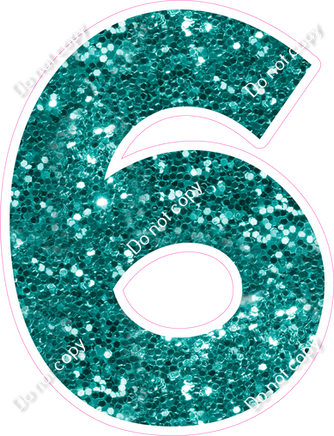 KG 30" Individuals - Teal Sparkle 6