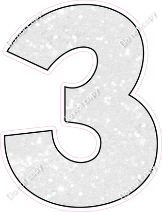 KG 30" Individuals - White Sparkle 3