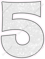 KG 30" Individuals - White Sparkle 5