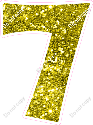 KG 30" Individuals - Yellow Sparkle 7