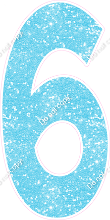 KG 47" Individuals - Baby Blue Sparkle 6