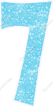 KG 47" Individuals - Baby Blue Sparkle 7