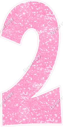 KG 47" Individuals - Baby Pink Sparkle 2