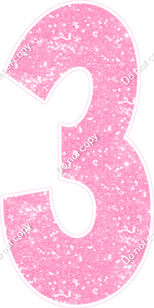 KG 47" Individuals - Baby Pink Sparkle 3