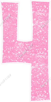 KG 47" Individuals - Baby Pink Sparkle 4