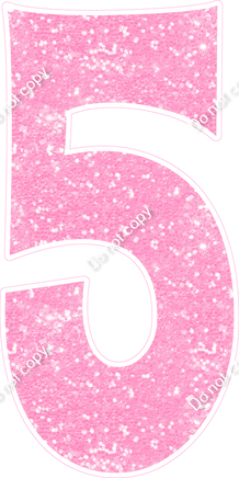 KG 47" Individuals - Baby Pink Sparkle 5