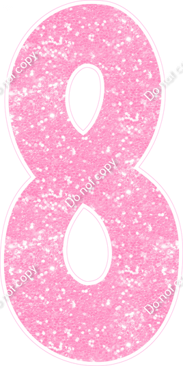 KG 47" Individuals - Baby Pink Sparkle 8