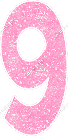 KG 47" Individuals - Baby Pink Sparkle 9