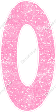 KG 47" Individuals - Baby Pink Sparkle