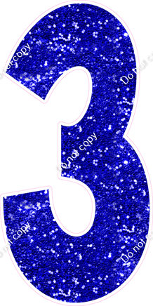 KG 47" Individuals - Blue Sparkle 3