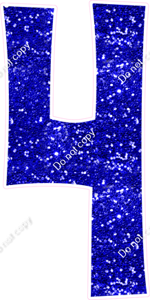 KG 47" Individuals - Blue Sparkle 4