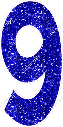 KG 47" Individuals - Blue Sparkle 9