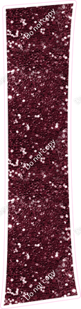 KG 47" Individuals - Burgundy Sparkle 1