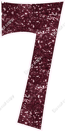 KG 47" Individuals - Burgundy Sparkle 7