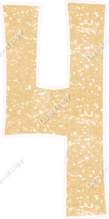 KG 47" Individuals - Champagne Sparkle 4