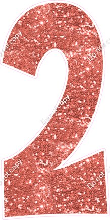 KG 47" Individuals - Coral Sparkle 2