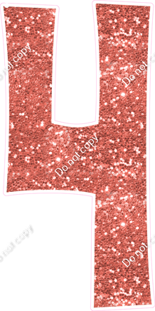 KG 47" Individuals - Coral Sparkle 4